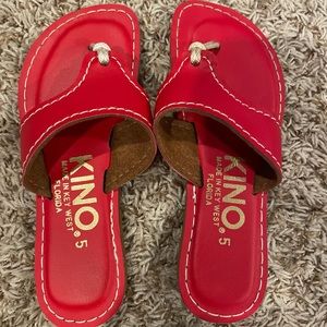 Kino red sandals